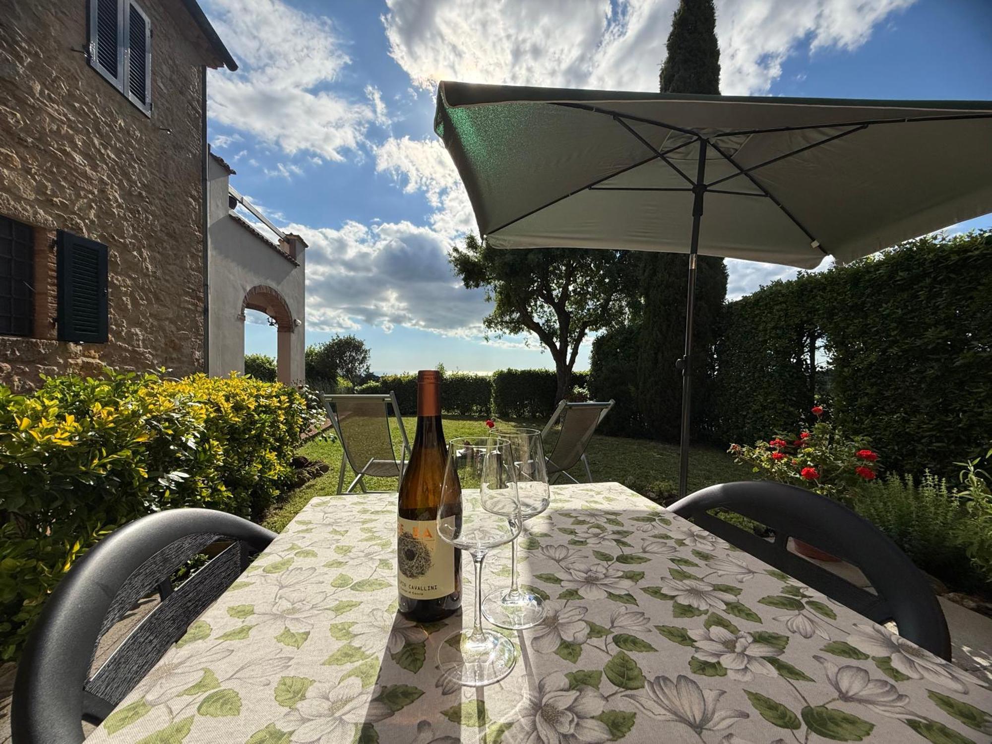 Podere Morena With Sea View, Private Garden, By Toscanatour Luca Guardistallo Exterior foto
